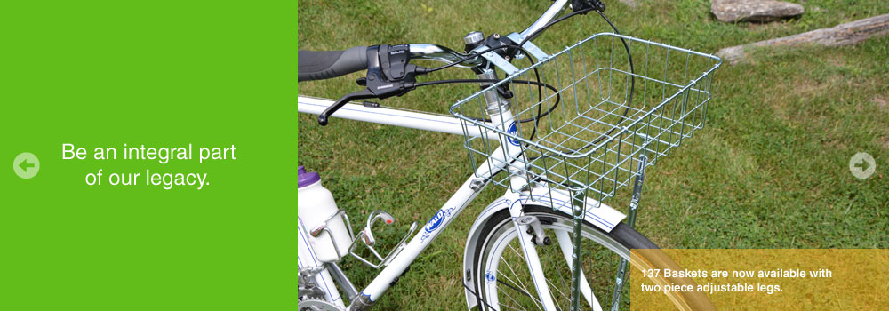 Wald 137 Standard Medium Front Bike Basket Silver